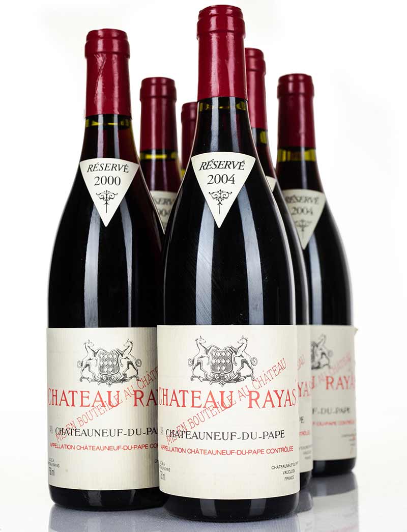 Lot 613: 6 bottles 2004 Chateau Rayas Chateauneuf du Pape